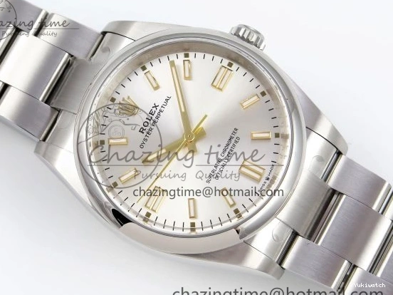 Perpetual Clean 36mm 1:1 Best Oyster Edition VR3230 Steel Silver Dial 126000 Bracelet on SS 904L 0519